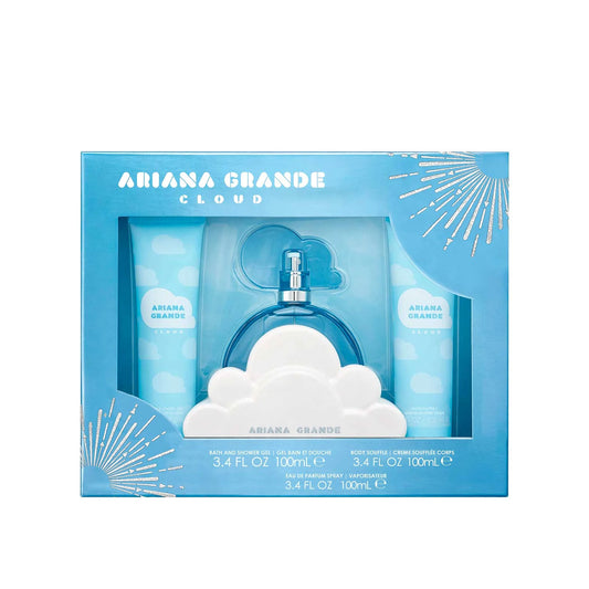 Set 3 Pzs Cloud Dama: EDP 100ml, Locion 100ml, Gel 100ml. Ariana Grande